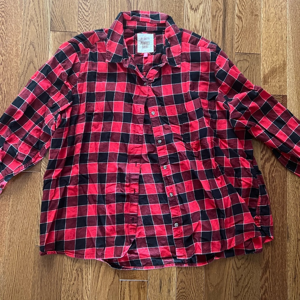 Plaid Button Down